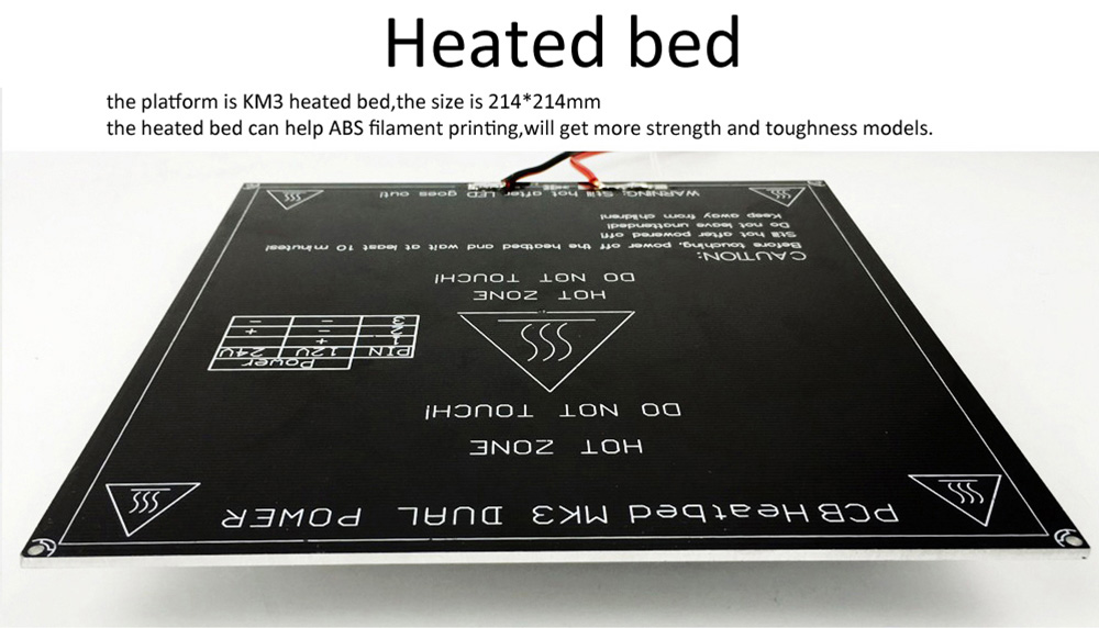 FLSUN 3D Printer i3 Plus Dual Nozzle Touch Screen Auto Leveling RepRap 3D Printing Size 300X300X420