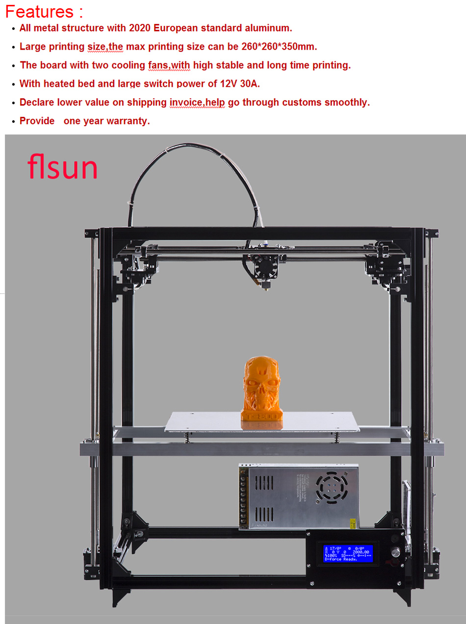 FLSUN Cube 3d Printer
