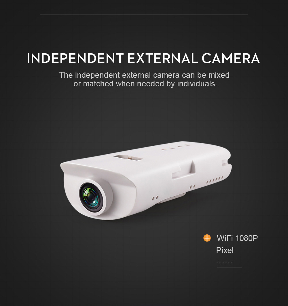 JJRC JJPRO X3 HAX WIFI FPV Brushless Drone with 1080P HD Detachable Camera GPS Positioning RC Quadcopter RTF - White