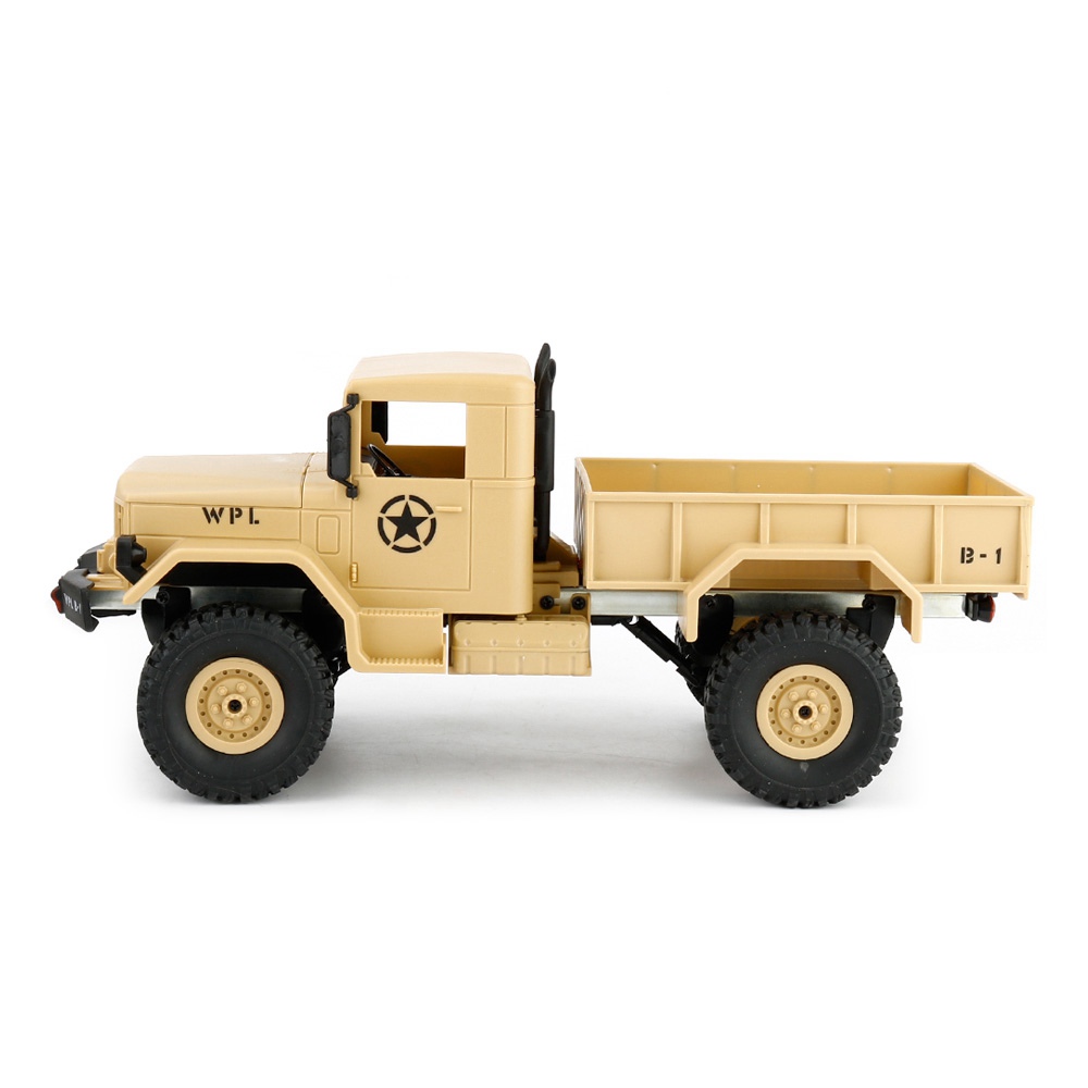WPL B-1 DIY Car Kit 2.4G 1:16 4WD Off-road Vehicles RC Car without Electronic Parts KIT - Khaki