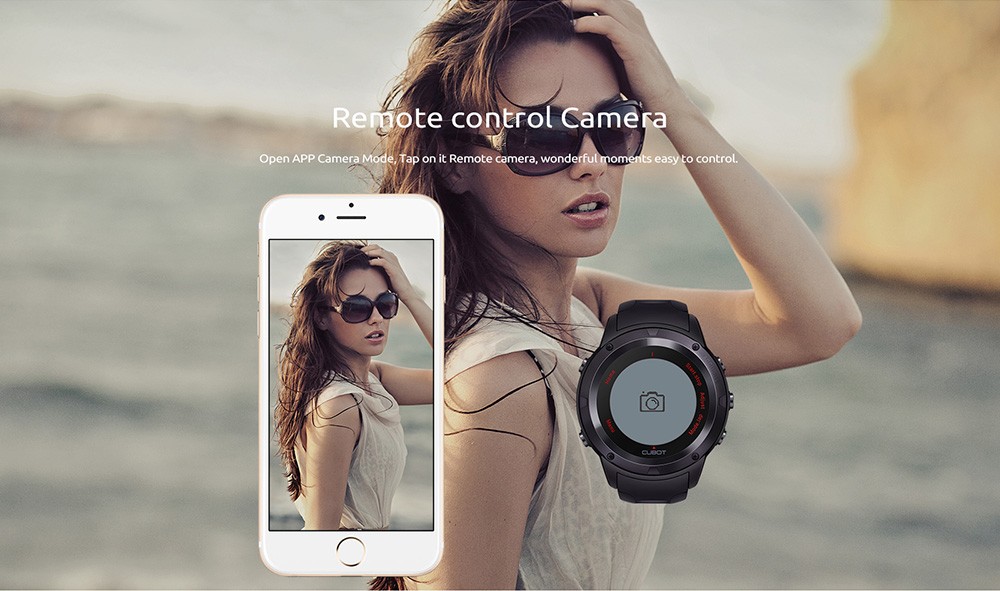 CUBOT F1 Smartwatch NORDIC Chip IP67 Water Resistant Heart Rate Monitor Bluetooth Calls SMS Reminder Compatible With Android IOS