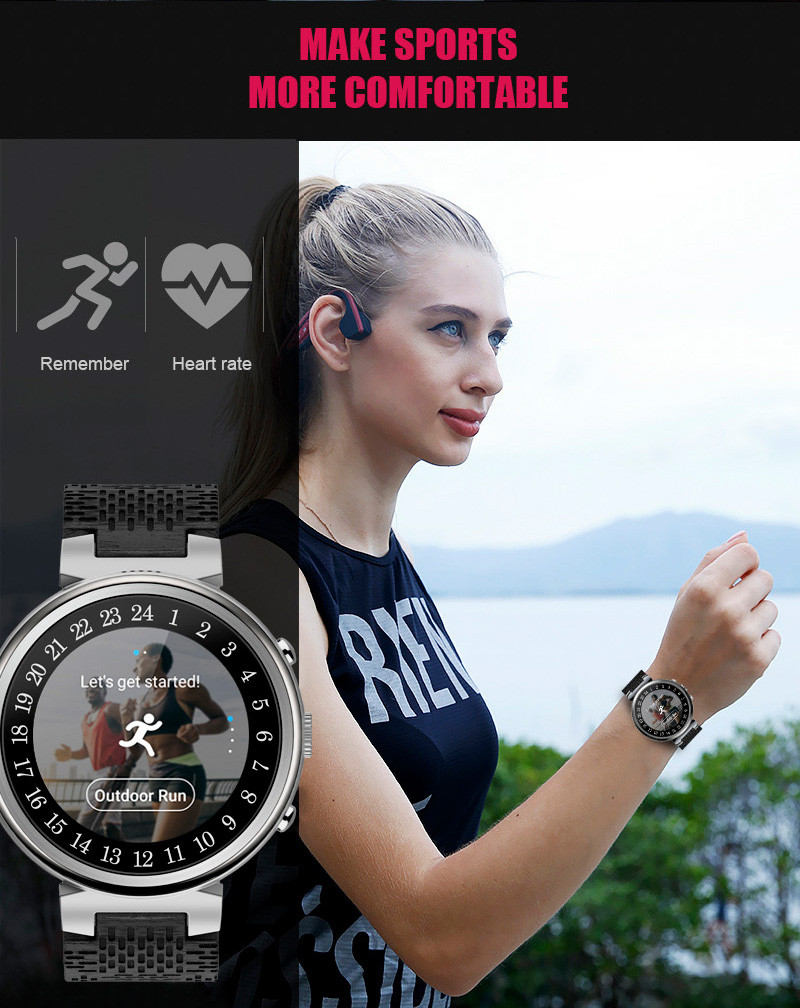 I6 Smartwatch Phone MTK6580 quad-core 1.3GHz 2GB ROM 16GB RAM GPS Google Play Pedometer Compatible with iOS Android - Silver