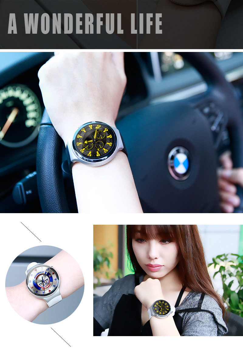 Makibes I4 Air 3G MTK6580 Smartwatch Phone Quad Core 1.3GHz 2GB RAM 16GB ROM 2.0MP Camera Heart Rate Monitor - Black