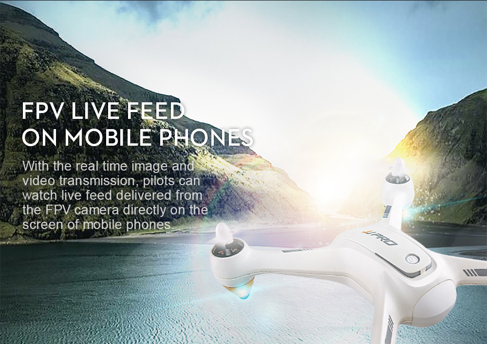 JJRC JJPRO X3 HAX WIFI FPV Brushless Drone with 1080P HD Detachable Camera GPS Positioning RC Quadcopter RTF - White