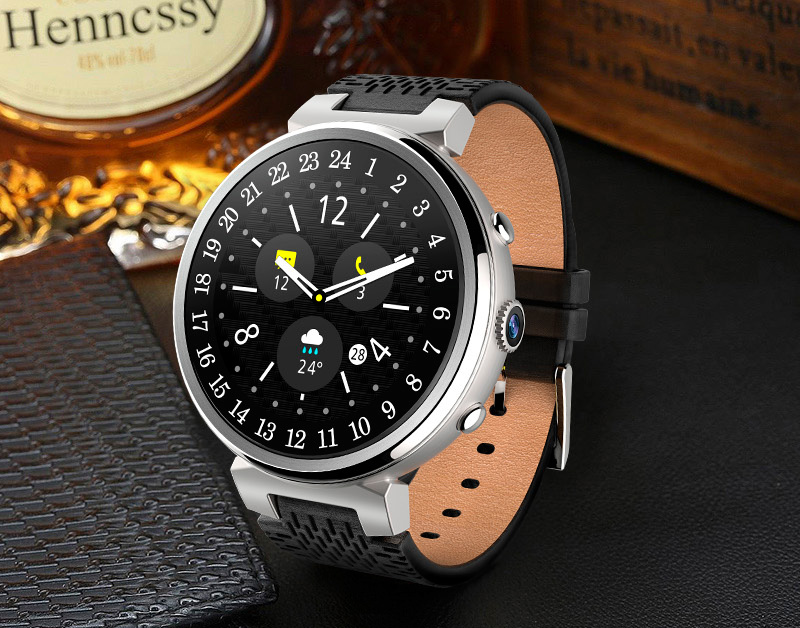 I6 Smartwatch Phone MTK6580 quad-core 1.3GHz 2GB ROM 16GB RAM GPS Google Play Pedometer Compatible with iOS Android - Silver