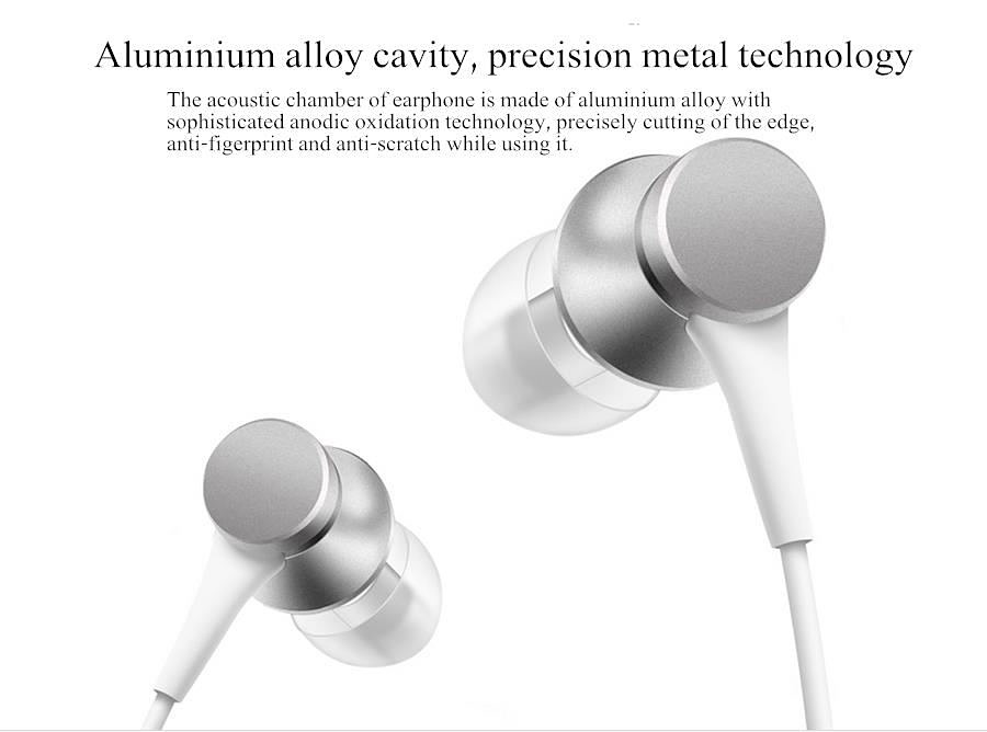 Original Xiaomi Piston Fresh Edition Earphone Wired Control Headphone with Mic - Purple