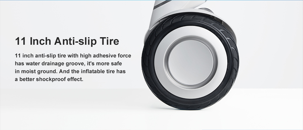 Xiaomi Mi Scooter Plus N4M340 Electric Self Balancing Scooter 35KM Endurance Alloy Underpan Connect with Camera Automatic Follow - White