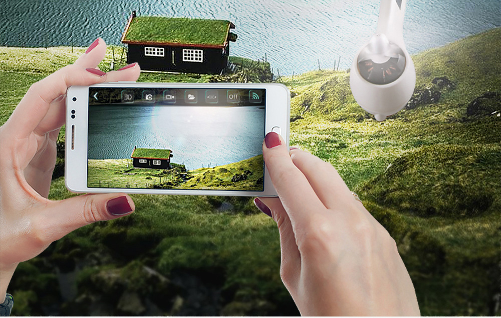 JJRC JJPRO X3 HAX WIFI FPV Brushless Drone with 1080P HD Detachable Camera GPS Positioning RC Quadcopter RTF - White