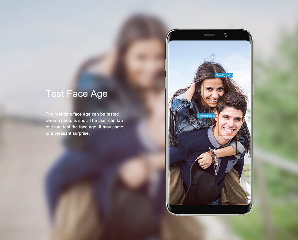 [HK Stock]BLUBOO S8 Plus 6.0 Inch Smartphone HD+ Screen 4GB 64GB MTK6750T Octa Core Dual Rear Camera Android 7.0 Touch ID - Silver