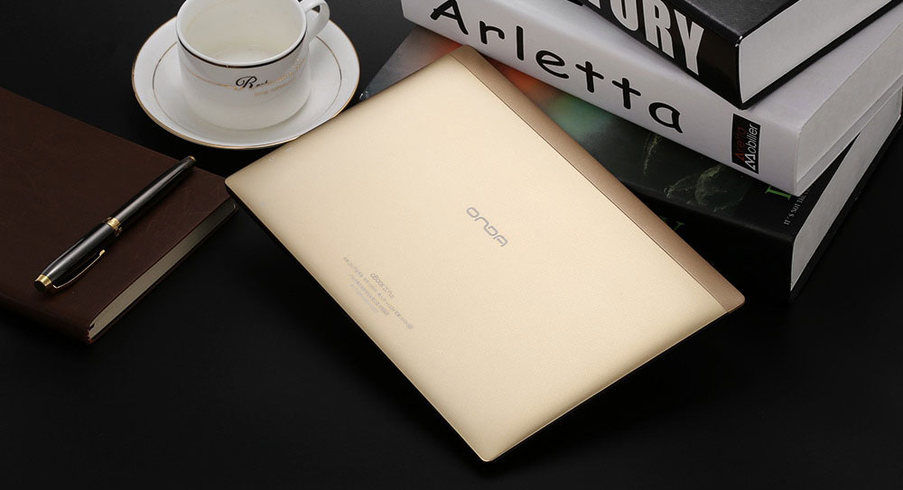 Onda oBook 20 Plus 2 in 1 Tablet PC 10.1 inch Dual OS 4GB/64GB Intel Cherry Trail Z8350 Quad Core 1.84GHz IPS 1920*1200 Windows 10 + Android 5.1- Gray