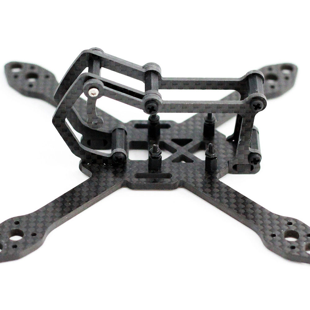 A-Max Akitainu 130mm Wheelbase 3K Carbon Fiber 3mm Thickness Main Board Frame Kit