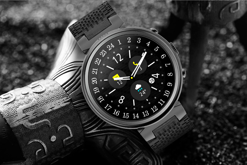 I6 Smartwatch Phone MTK6580 quad-core 1.3GHz 2GB ROM 16GB RAM GPS Google Play Pedometer Compatible with iOS Android - Silver