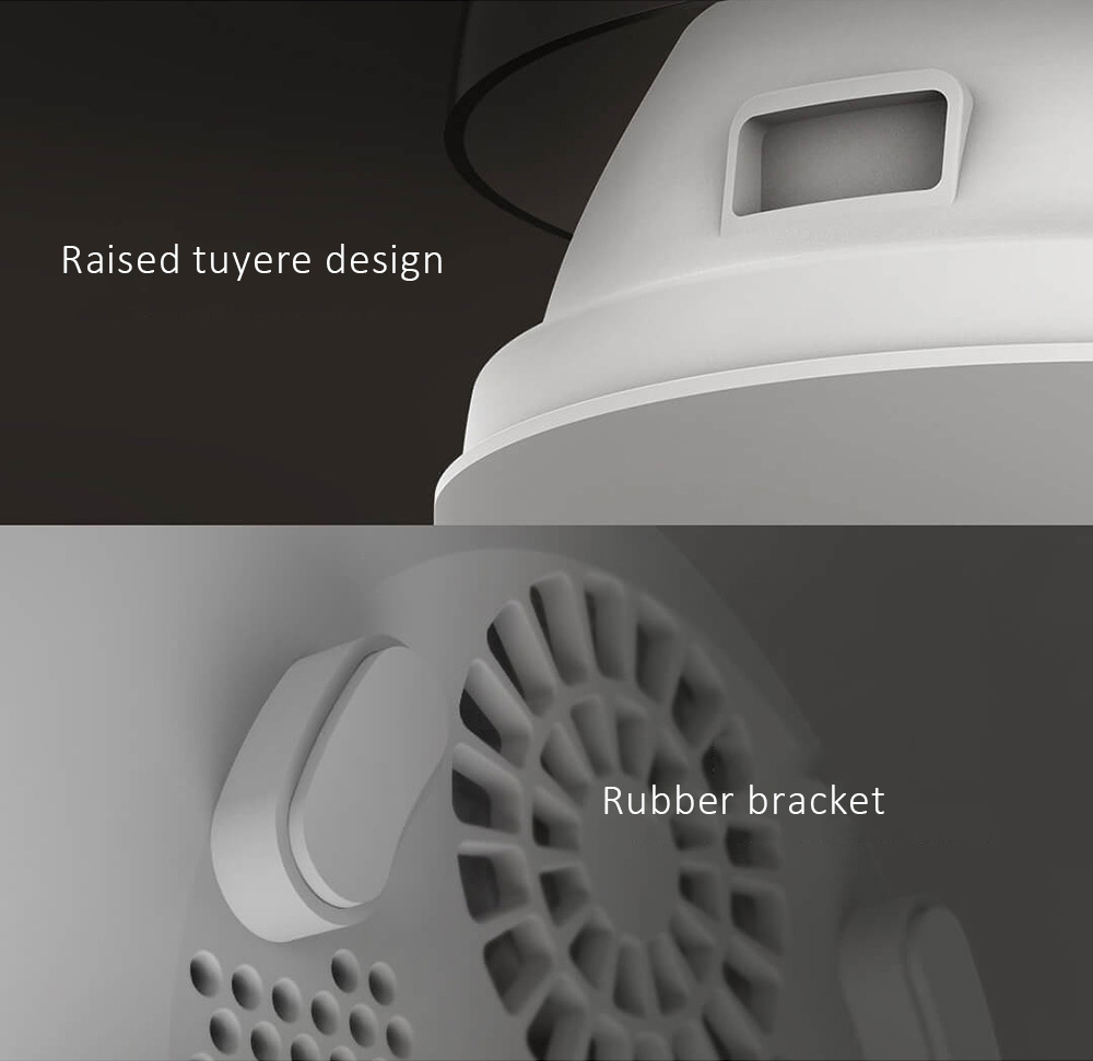 Xiaomi Viomi Aromatherapy Diffuser Air Humidifier Blutooth 4.0 APP Control 4 Color Lights Mist 200ML Automatic Portable Timed Aromatherapy Machine -White/Music Version