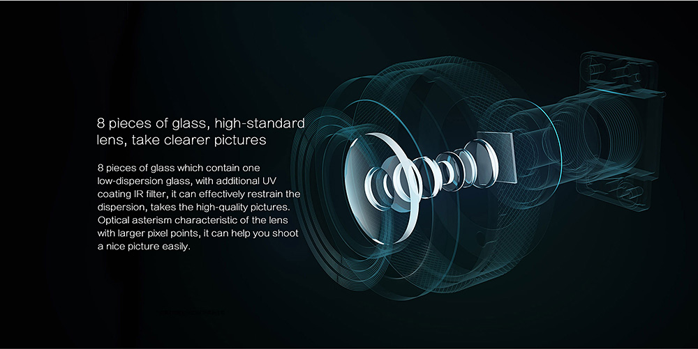 [HK Stock] Elephone REXSO Explorer K HiSilicon HI3559 Panasonic MN34120 Action Camera 2.0 Inch Display 4K WiFi Waterproof 170 Degree Wide Angle - Black