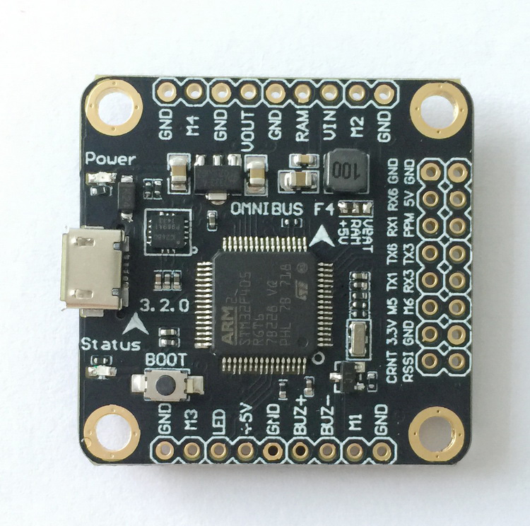 Omnibus F4 AIO Flight Controller STM32 F405 MCU Built_in Betaflight OSD