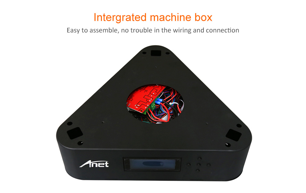 Anet A4 Delta 3D Printer Kit Easy Assembly Metal Frame