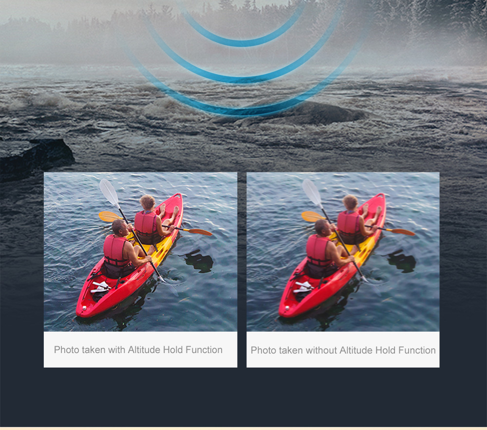 JJRC H45 BOGIE WIFI FPV Foldable Drone with 720P HD Camera Altitude Hold Mode RC Quadcopter RTF - Black