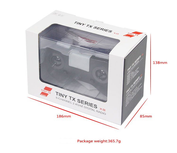 KINGKONG/LDARC TINY X8 2.4G 8CH S-FHSS Digital CC2500 Transmitter with RX800-PRO Receiver Board - Mode 2