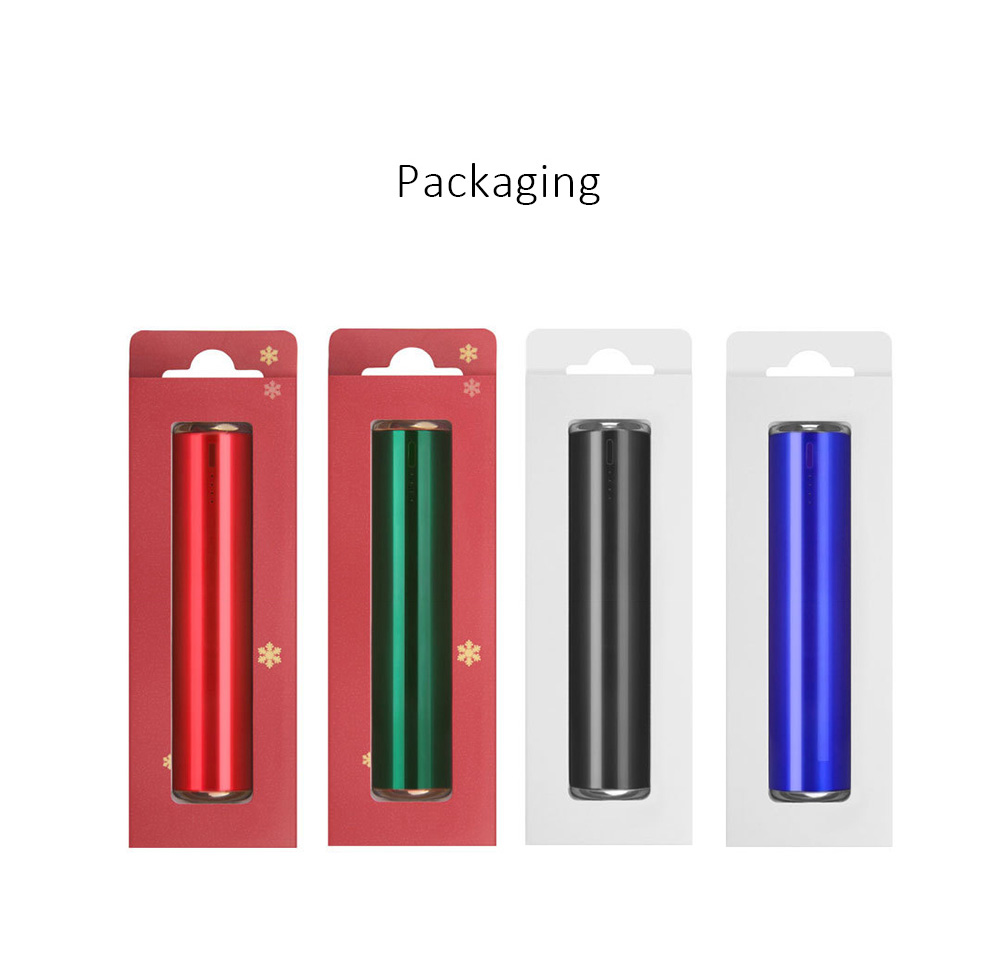 Xiaomi Mijia FOXIO Lipstick 3350mAh Power Bank Micro-USB Port - Green