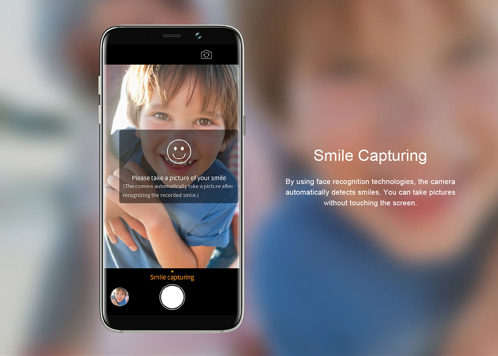 [HK Stock]BLUBOO S8 Plus 6.0 Inch Smartphone HD+ Screen 4GB 64GB MTK6750T Octa Core Dual Rear Camera Android 7.0 Touch ID - Silver