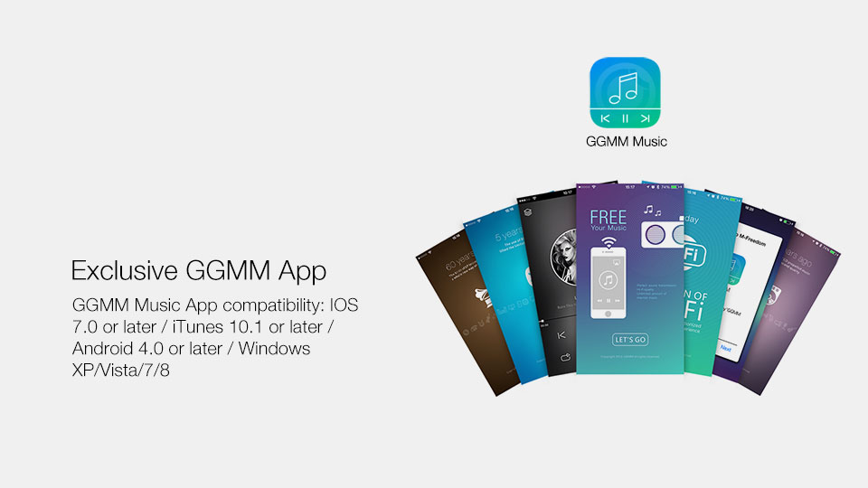 GGMM WS-301 M3 Wireless Bluetooth 4.0 WiFi Digital Speaker - Rose