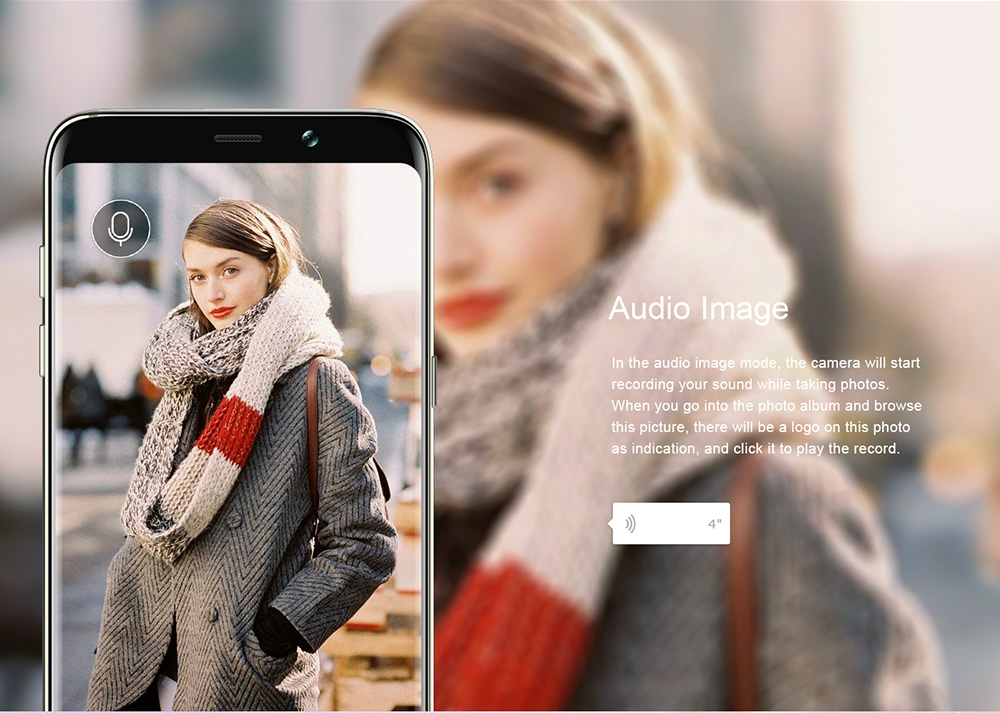 [HK Stock]BLUBOO S8 Plus 6.0 Inch Smartphone HD+ Screen 4GB 64GB MTK6750T Octa Core Dual Rear Camera Android 7.0 Touch ID - Silver