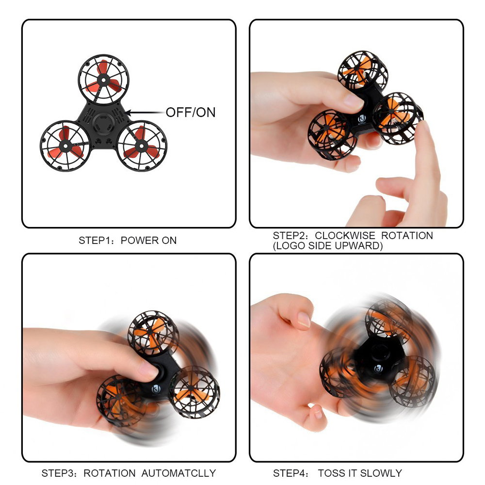 flying fidget spinner drone