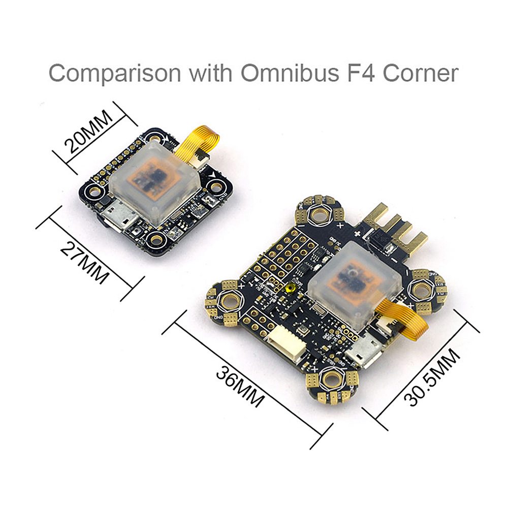Omnibus F4 Corner Nano AIO Flight Controller STM32 F405 MCU Built_in Betaflight OSD 5V/1A BEC