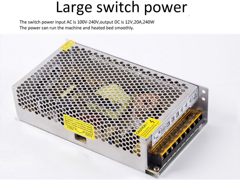 FLSUN 3D Printer i3 Plus Touch Screen Auto Leveling RepRap 3D Printing Size 300X300X420