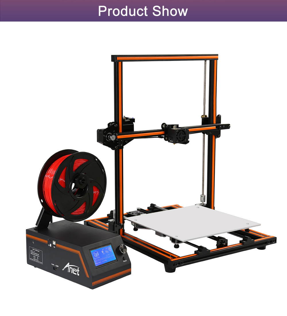 Anet E12 3D Printer Kit Large Size 300x300x400