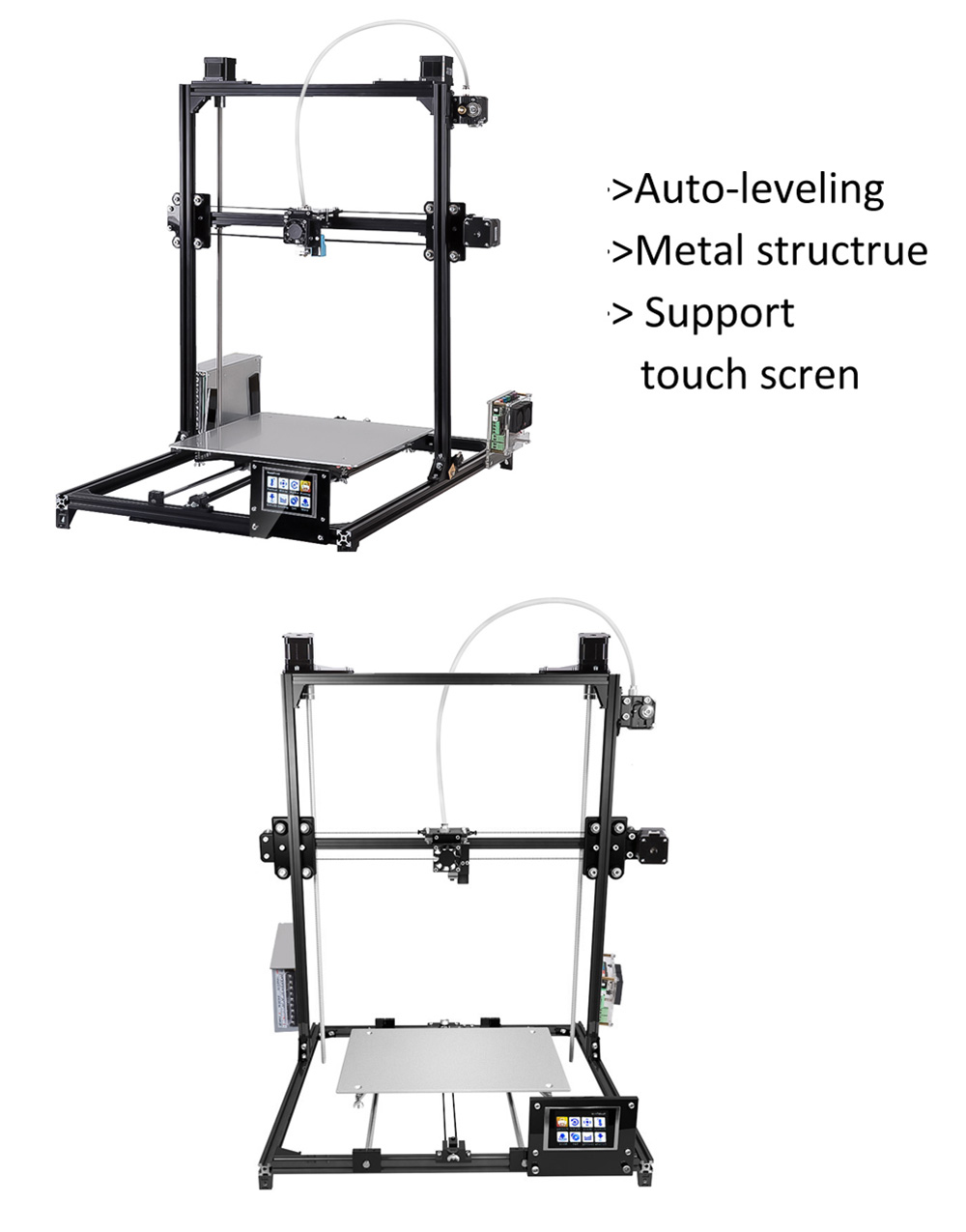 FLSUN 3D Printer i3 Plus Touch Screen Auto Leveling RepRap 3D Printing Size 300X300X420
