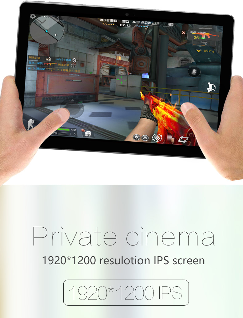 VOYO i8 Plus 4G Phablet Dual SIM Dual Standby Android 7.0 10.1 Inch Quad Core MT6753 1.5GHz 3GB RAM 64GB ROM - Silver