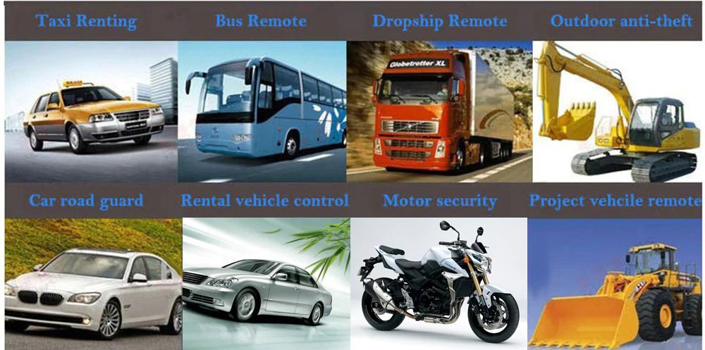 TK103B GPS SMS GPRS Vehicle Tracker Locator Theft Protection System Remote Control Alarm - Black