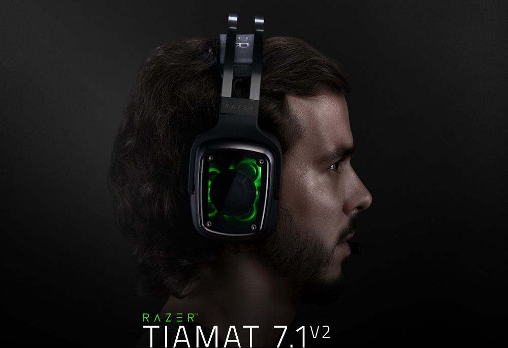 [HK Stock] Razer Tiamat 7.1 V2 Analog Digital Surround Sound Gaming Headset - Black