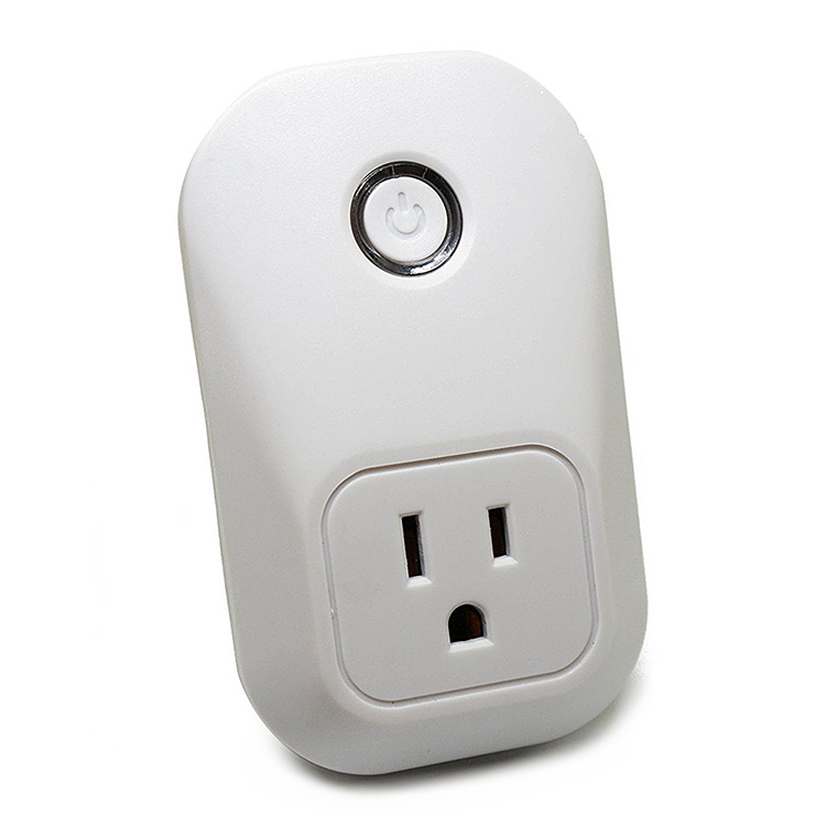 Geekbes EPS-15 Smart WiFi Socket Remote Voice Control Two-way Timing Feedback Smart Home Work with Alexa -White/US Plug