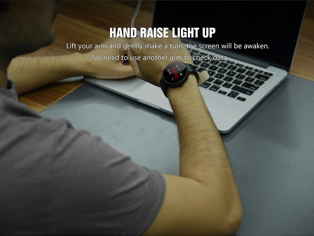 DM78 Smartwatch NRF52832 Smartwatch  Monitor Menstrual Period Reminder IP67 Water Resistant - Black