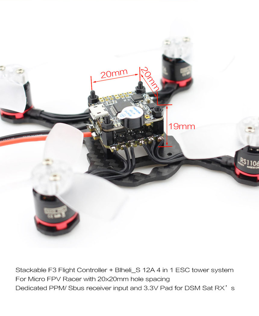 F3 Flight Controller with ESC