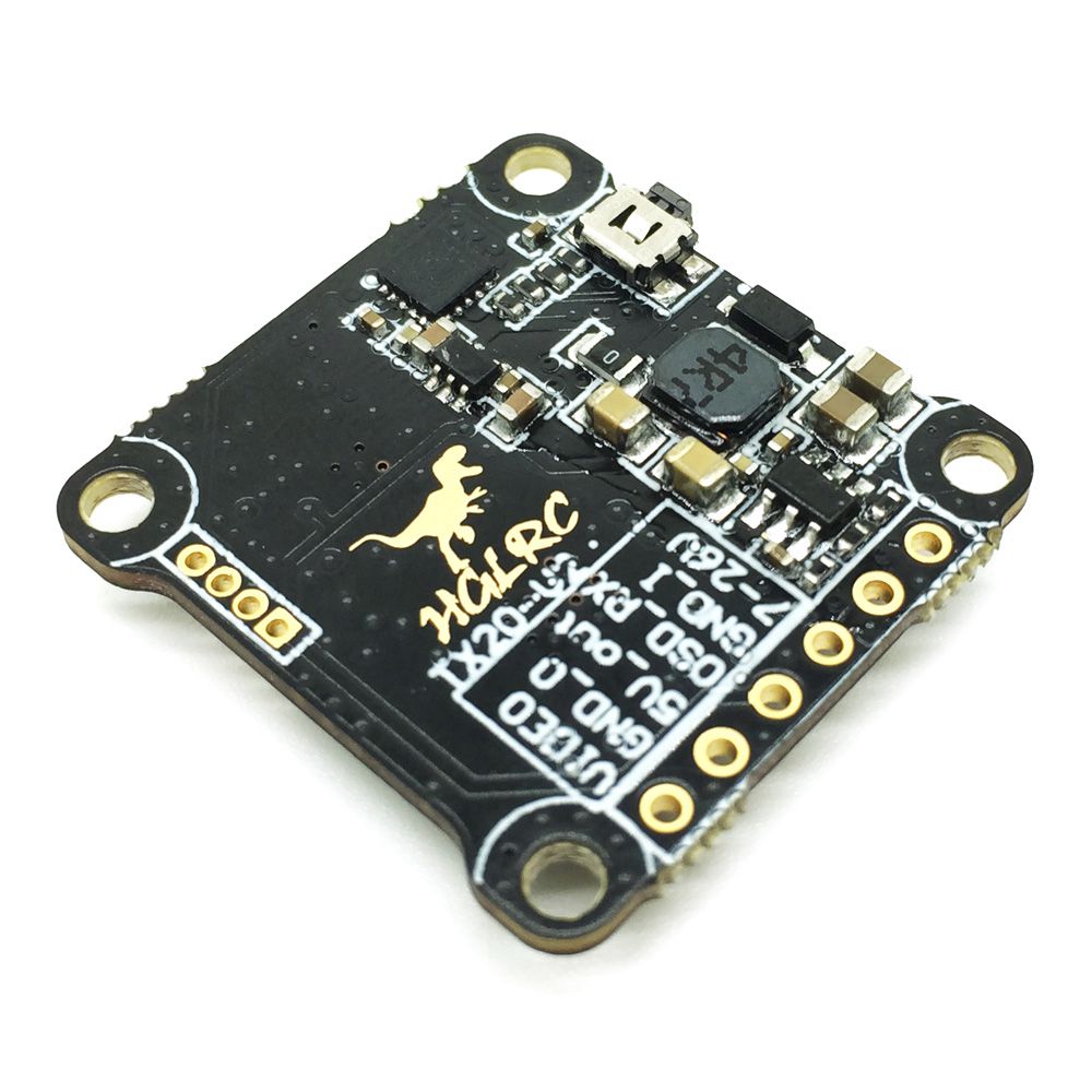 HGLRC XJB F438-TX20 AIO Fly Tower System F4 OSD BEC FC 38A 2-4S Blhel_S BB2 4in1 ESC 5.8G 48CH VTX with Camera
