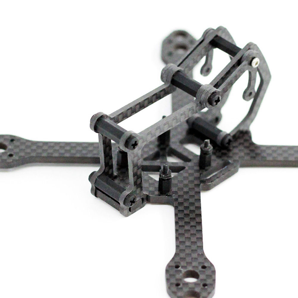 A-Max Akitainu 130mm Wheelbase 3K Carbon Fiber 3mm Thickness Main Board Frame Kit