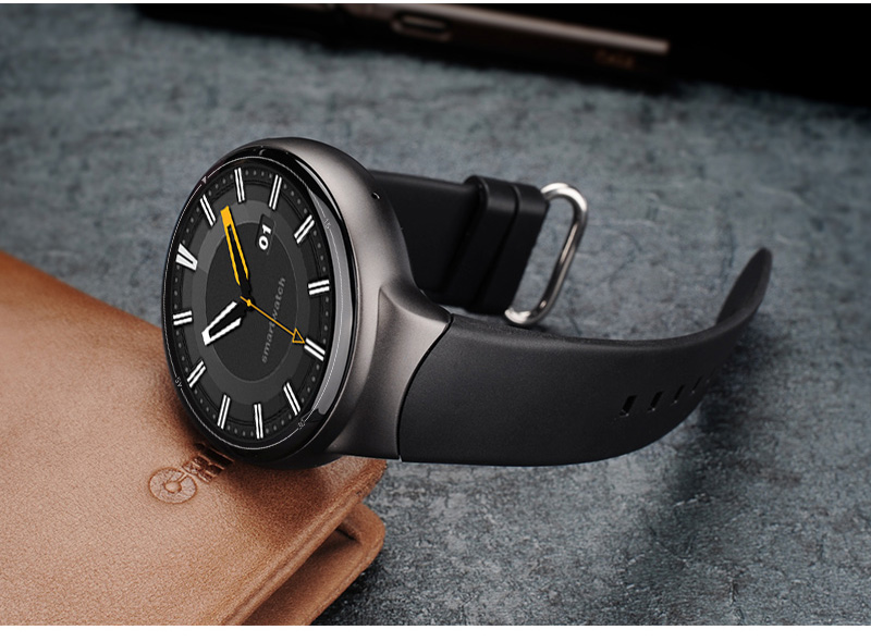 Makibes I4 Air 3G MTK6580 Smartwatch Phone Quad Core 1.3GHz 2GB RAM 16GB ROM 2.0MP Camera Heart Rate Monitor - Black
