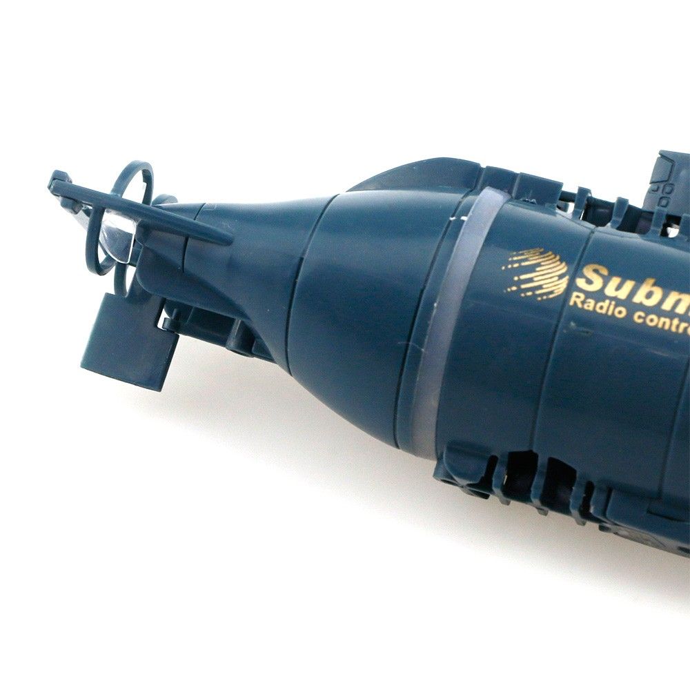 Happy Cow 777-216 40MHz 6CH Mini RC Racing Submarine Boat with LED Remote Control Toys RTR - Blue