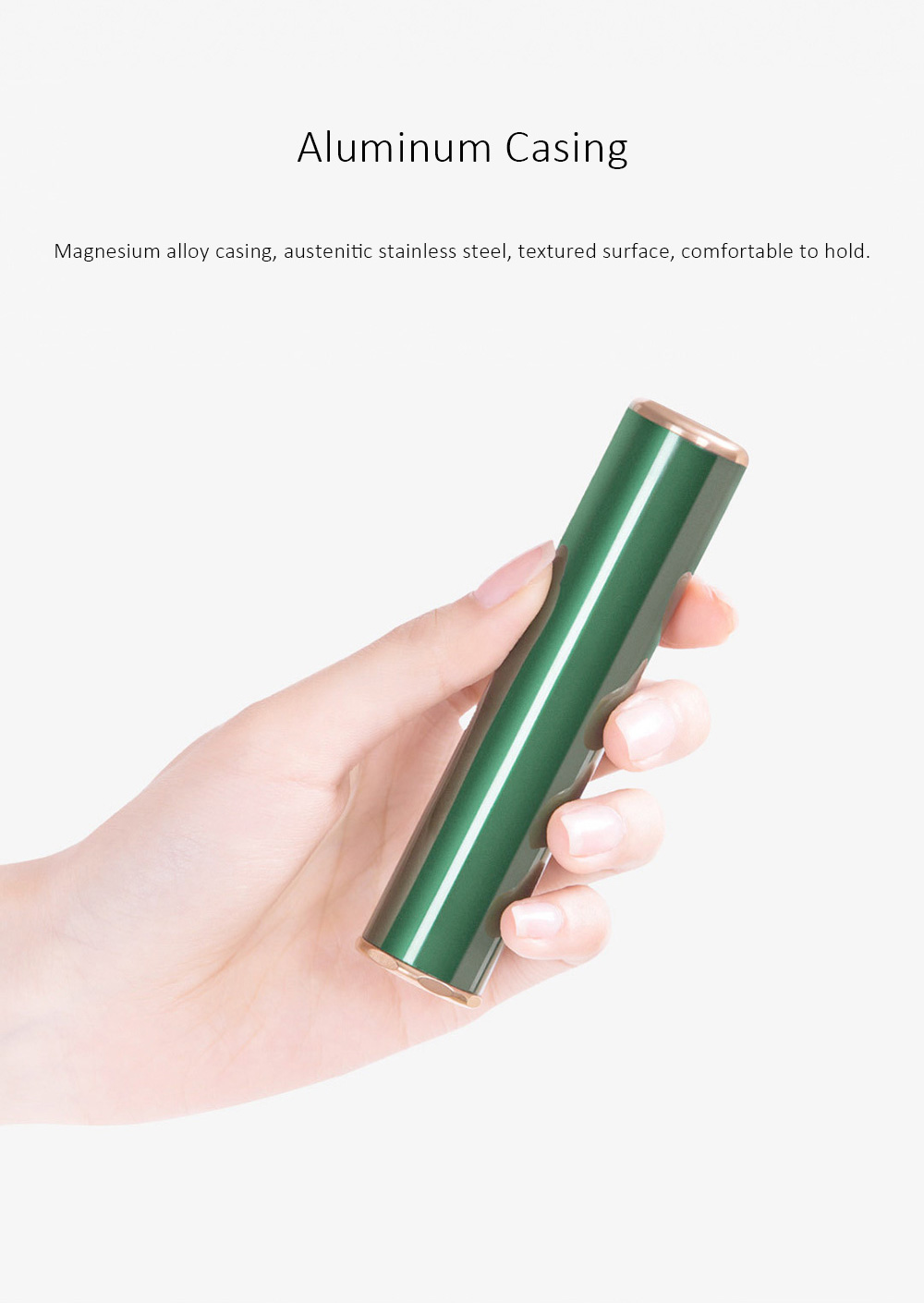 Xiaomi Mijia FOXIO Lipstick 3350mAh Power Bank Type-C Port - Green