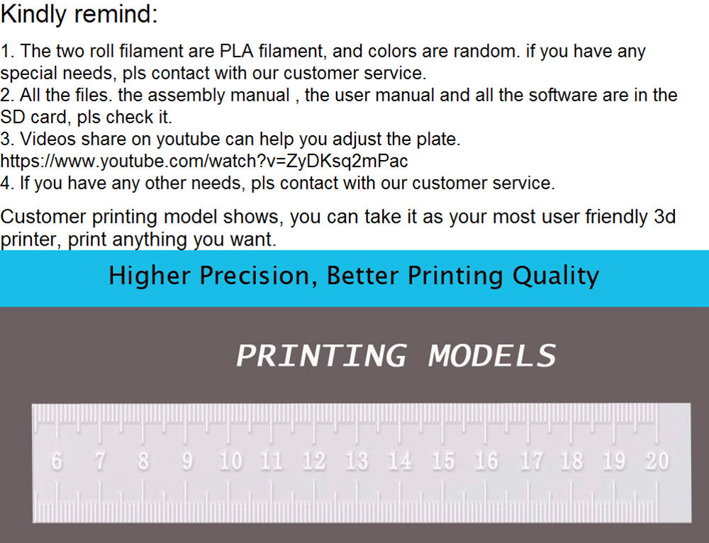 FLSUN 3D Printer i3 Plus Dual Nozzle Touch Screen Auto Leveling RepRap 3D Printing Size 300X300X420
