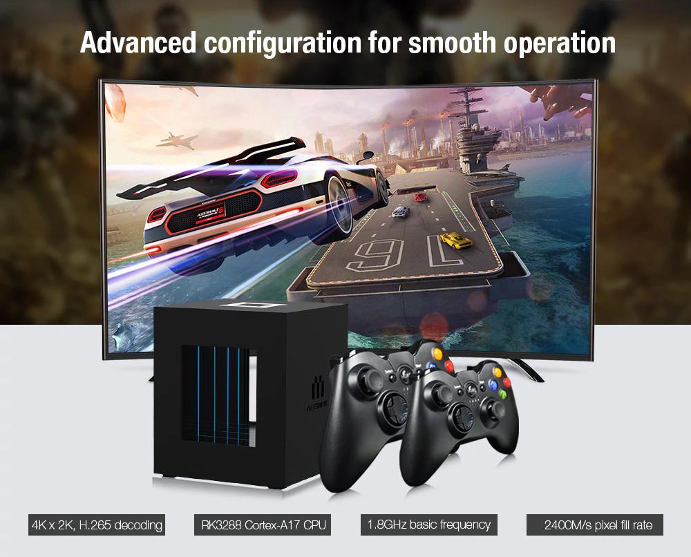 Lenovo G66 RK3288 Quad Core 1.8GHz 2GB/16GB Android 5.1.1 4K TV Box 2.4G/5.8G WiFi LAN Bluetooth 4.1 H.265 HDMI