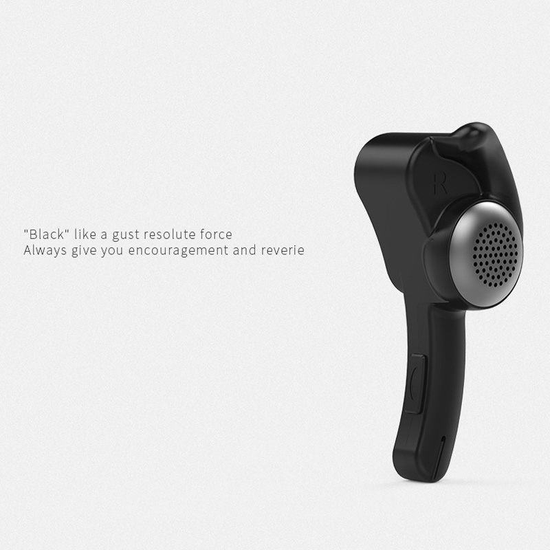 REMAX RB-T10 Wireless Bluetooth Headphone with Mic Multi-Point Connection - Black