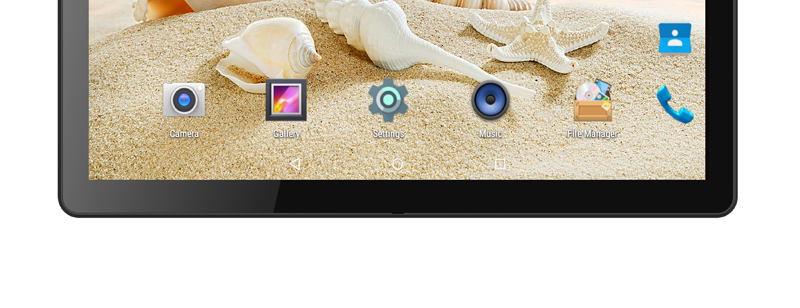 NOOMAI A108S 4G LTE Phablet MTK6737 Quad Core 1.5GHz 10.1" 2GB RAM 16GB ROM Tablet Dual SIM Dual Standby GPS Android 6.0 - Black