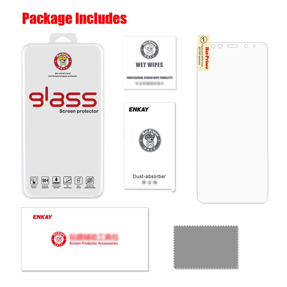 ENKAY Hat-Prince Tempered Glass 0.01mm PET HD Curved Full Screen Protector For SAMSUNG Galaxy A8+ 2018 - Transparent