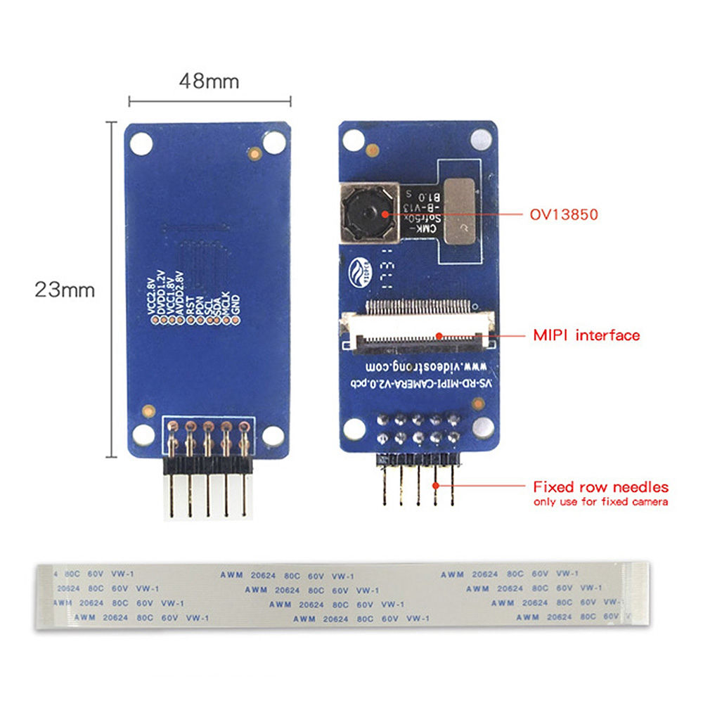 OV13850 Camera Module 130m Pixel MIPI Interface for Smartphones/Tablets/DIY BOX