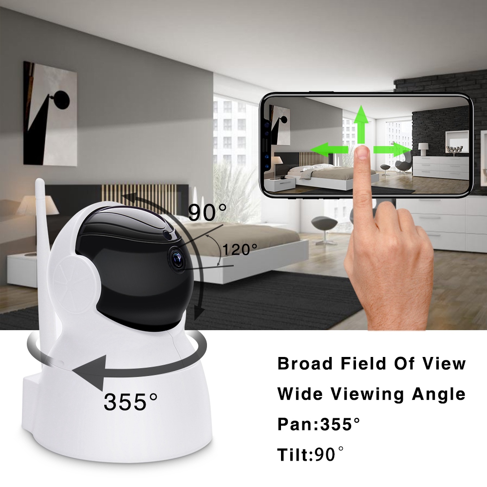 Telecamera Wi-Fi Motorizzata 1080p – Videosorveglianza Con Audio Bidirezionale, Visione Notturna, Impermeabile IP66