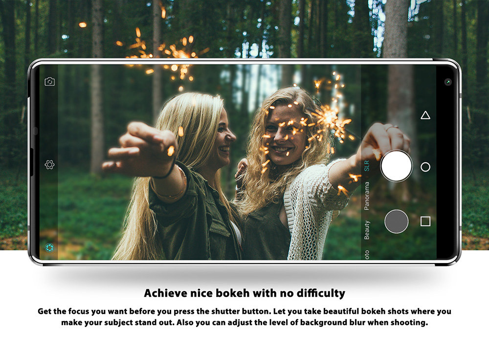 M-horse Pure 2 5.99 Inch Smartphone 18:9 Full Screen 4GB 64GB MT6750T Octa Core Dual Rear Camera Android 7.0 Touch ID - Blue